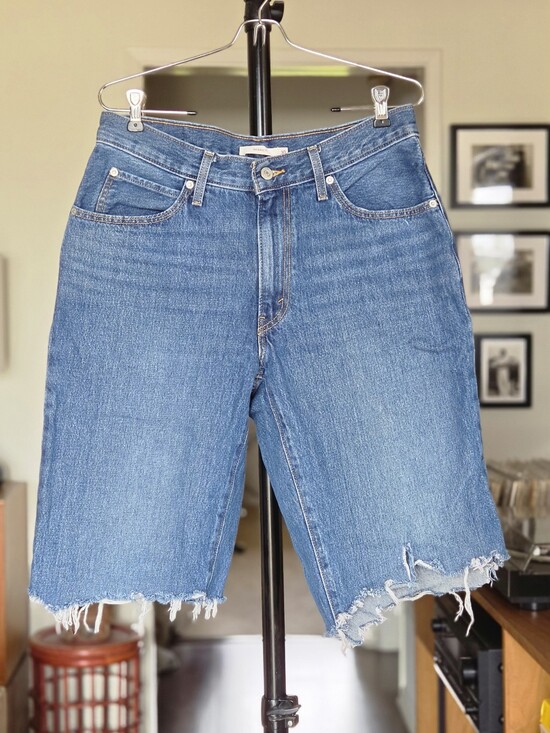 Levi's Pants - Levi's 94 Baggy Bermuda Cutoff Denim Shorts